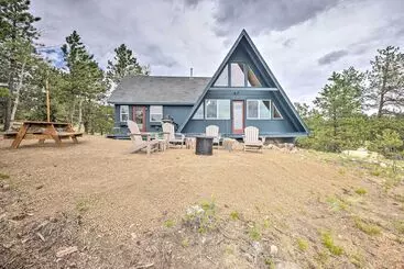 コテージ Modern Guffey A Frame Cabin: Grill, 38 Acres!