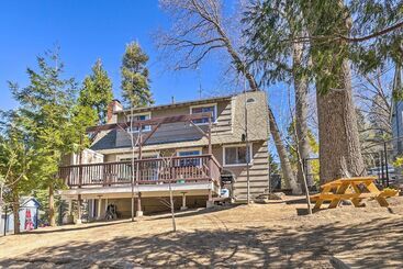 Mökkimajoitus Cute Cabin + Deck < 2 Mi To Lake Arrowhead Village