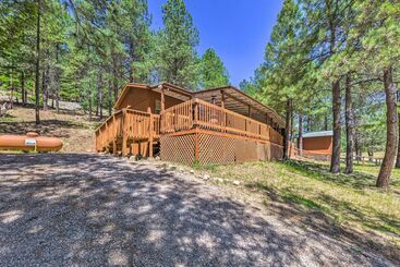 Cabane Quiet Cloudcroft Cabin W/ Porch + Gas Grill!