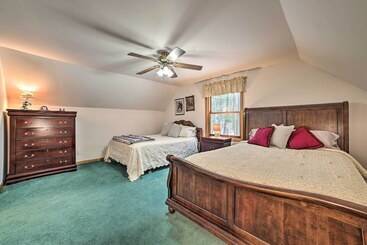 별장 Inviting Lake Vue Lodge Home W/ Fire Pit + Deck