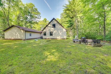 Hus på landet Inviting Lake Vue Lodge Home W/ Fire Pit + Deck