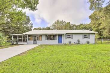 Vakantiehuisje Pet Friendly Ocala Home W/ Yard ~ 5 Mi To Wec