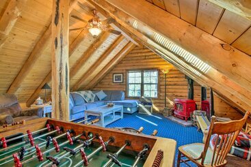 コテージ Pine Mountain Club Log Home W/ Deck + Grill!