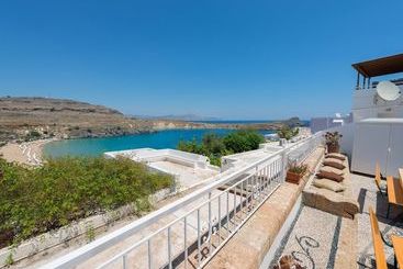 酒店 Chrysanthi Luxury Studios Lindos