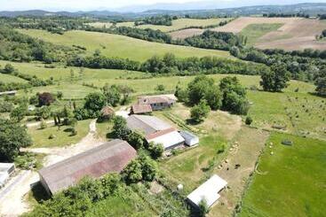 Bed and Breakfast Chambre à La Ferme Banzaï Face Aux Pyrénées Aurignac