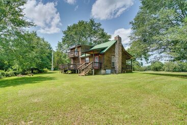 Gîte Rural Picturesque Oklahoma Cabin On 80 Acres W/ Views!