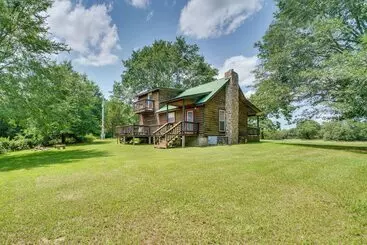 Mökkimajoitus Picturesque Oklahoma Cabin On 80 Acres W/ Views!