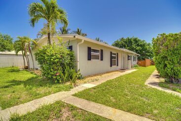 Hus på landet Fort Pierce Home W/ Fenced Yard, Near Beaches