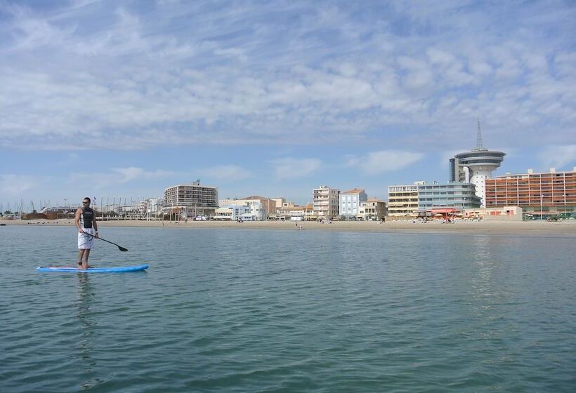汽车旅馆  Amerique Hotel Palavas   Piscine   Plage
