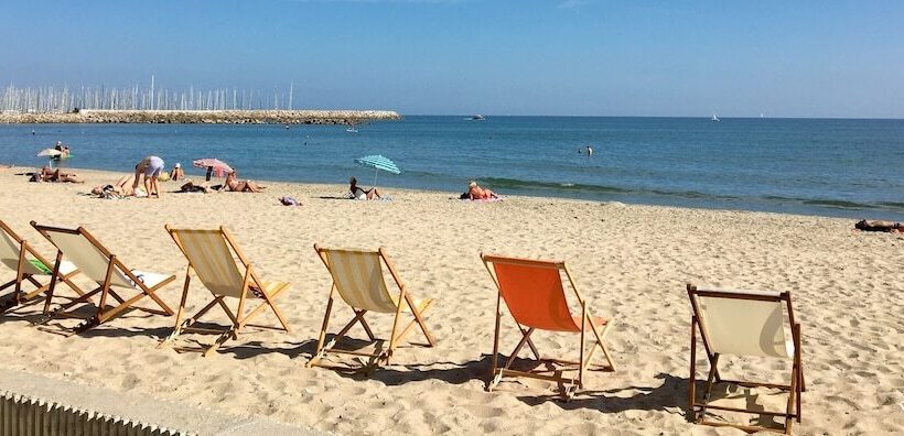 汽车旅馆  Amerique Hotel Palavas   Piscine   Plage