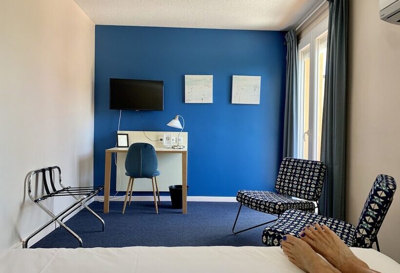 汽车旅馆  Amerique Hotel Palavas   Piscine   Plage