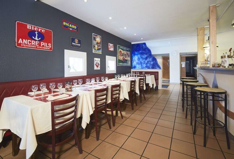 ホテル Hôtel Restaurant Kyriad Mulhouse Nord Illzach