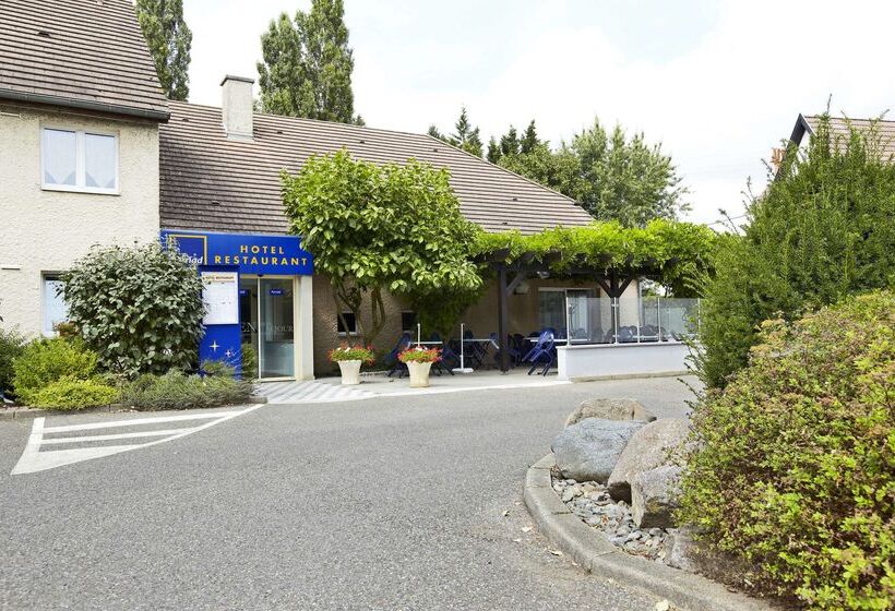 ホテル Hôtel Restaurant Kyriad Mulhouse Nord Illzach