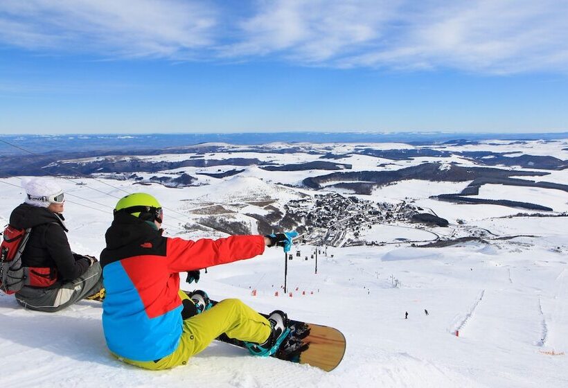 酒店 Camping Les Vernieres La Bourboule Sancy