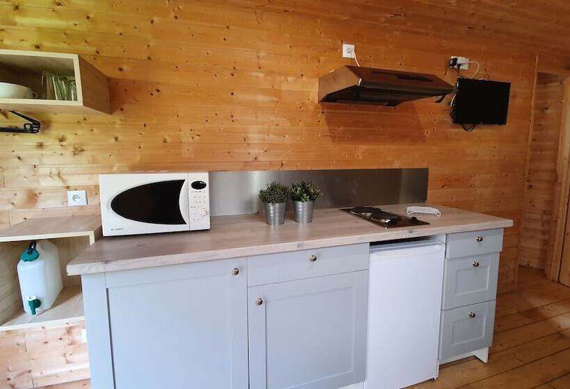 酒店 Camping Les Vernieres La Bourboule Sancy