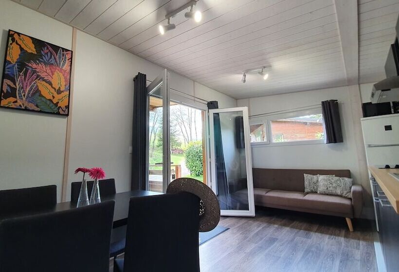 酒店 Camping Les Vernieres La Bourboule Sancy