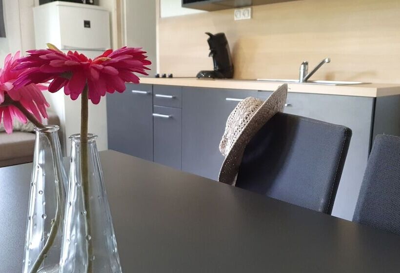 酒店 Camping Les Vernieres La Bourboule Sancy