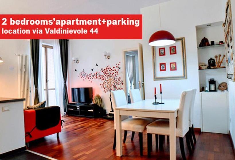 The Red Suite In Florence With Free Parking