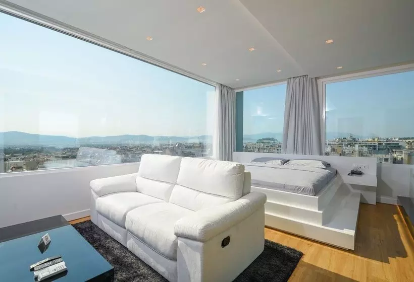 ペンション Majestic Homm Penthouse In The Heart Of Plaka
