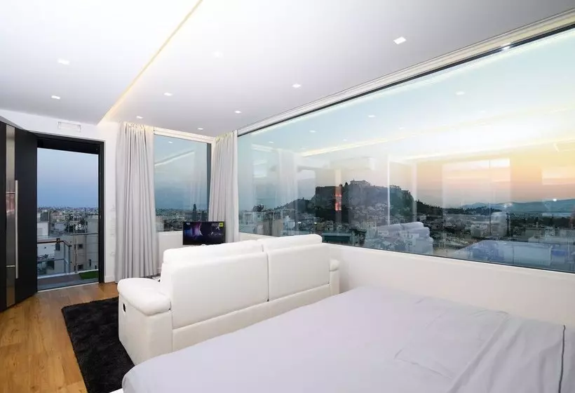 ペンション Majestic Homm Penthouse In The Heart Of Plaka