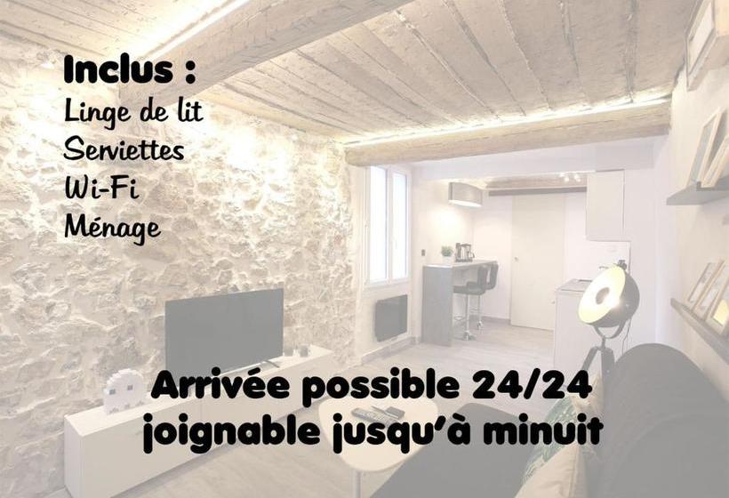 Gregbnb   T2 Ancien Et Moderne   Parking Inclus   15min Gare