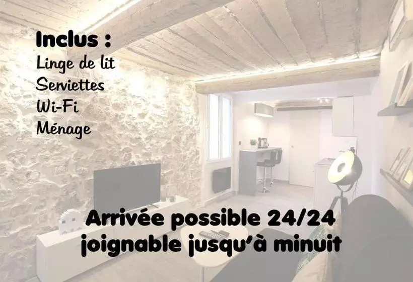 Gregbnb T2 Ancien Et Moderne Parking Inclus 15min Gare