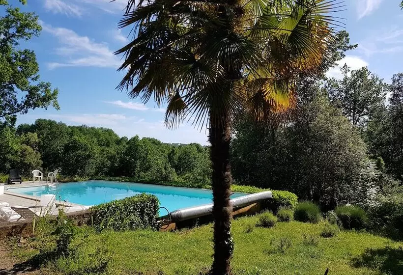 ベッドアンドブレックファースト Gîte Le Nieudegat Chambre Et Table D Hôte Piscine Climatisation Proche De Sarlat Au Coeur De La Natu