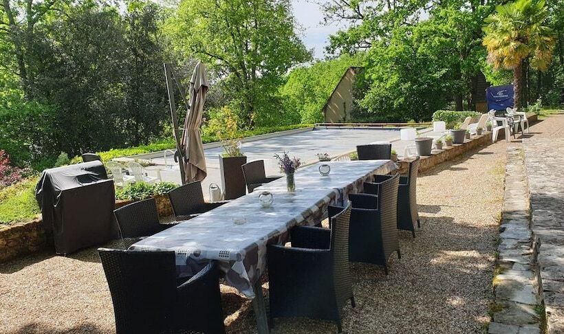 민박 Gîte Le Nieudegat Chambre Et Table D Hôte Piscine Climatisation Proche De Sarlat Au Coeur De La Natu