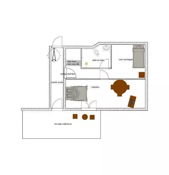 ペンション Chambre Les Ormes