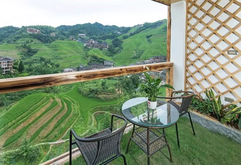 Hotelli Longji Terraces Jin Qiu Sheng Shi