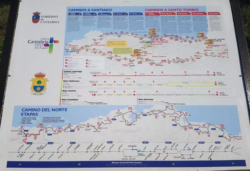پانسیون Apartamentos Camino Del Norte