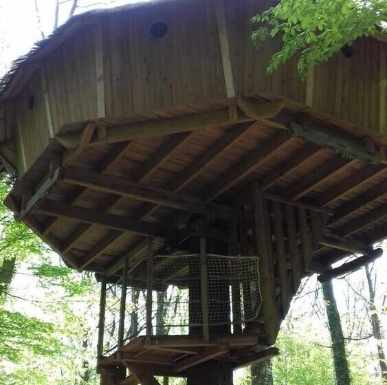 בית מלון כפרי Les Cabanes Du Lac Du Der