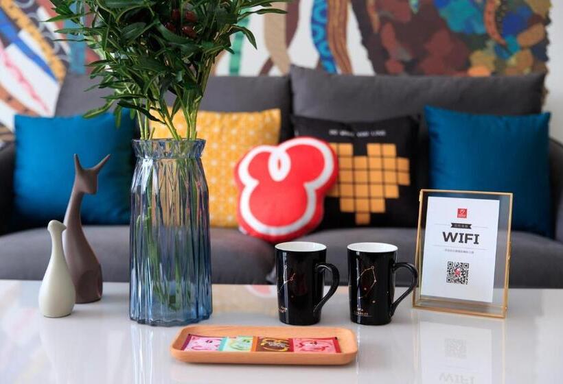 בית מלון כפרי Baoding Jingxiu·beiguo Shopping Mall·