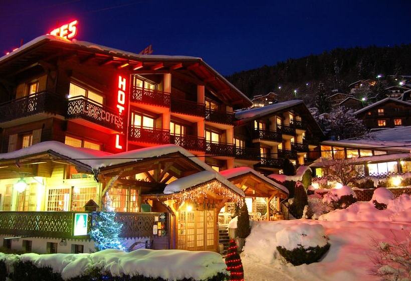 اقامتگاه Hôtel Les Côtes, Résidence Loisirs Et Chalets