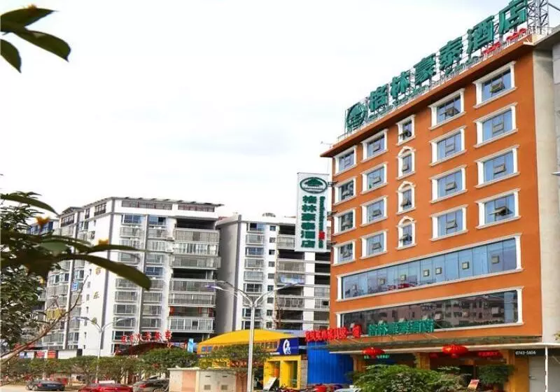 Hotelli Greentree Inn Hunan Jishou Longshan Yuelu Avenue Business