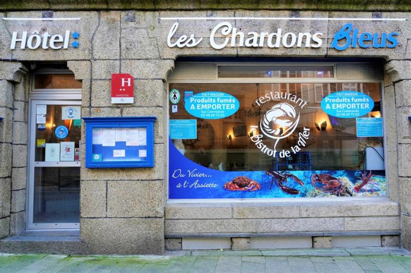 هتل Logis Hôtel Les Chardons Bleus Restaurant Le Bistrot De La Mer