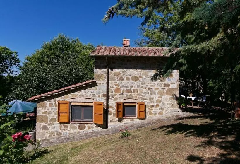 Typical Little Italian Property In The Middle Of Fruit Trees