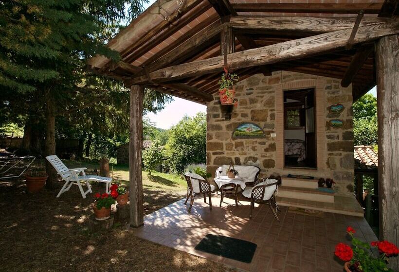 Typical Little Italian Property In The Middle Of Fruit Trees