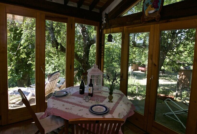 Typical Little Italian Property In The Middle Of Fruit Trees