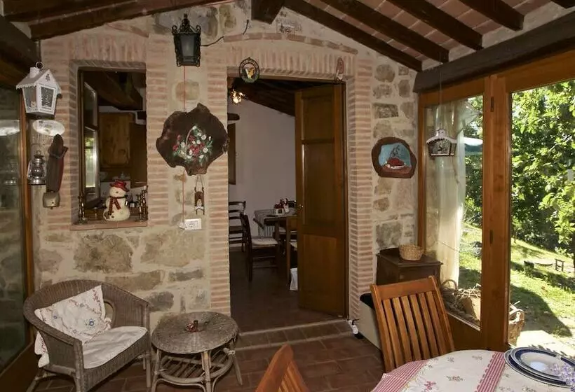 Typical Little Italian Property In The Middle Of Fruit Trees