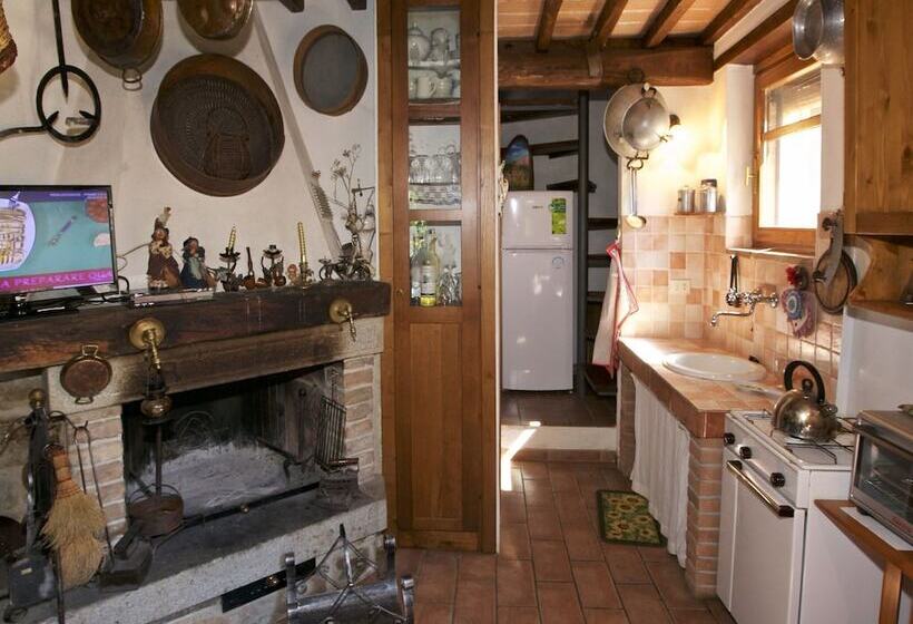 Typical Little Italian Property In The Middle Of Fruit Trees