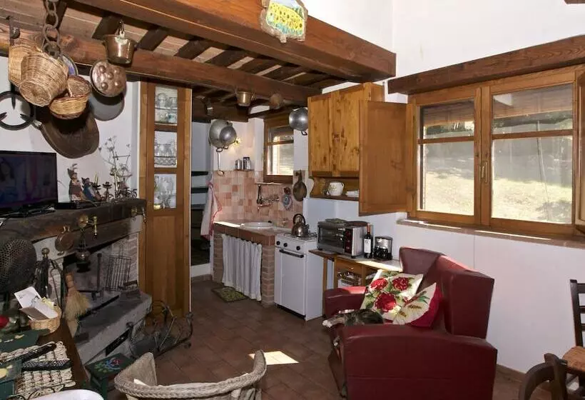 Typical Little Italian Property In The Middle Of Fruit Trees