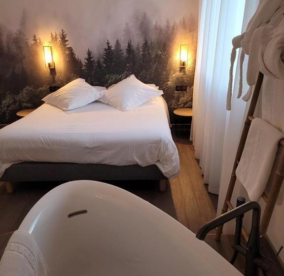 호텔 Restaurant Les Glycines