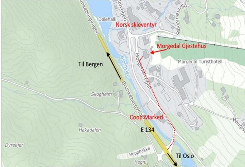 פנסיון Morgedal Gjestehus