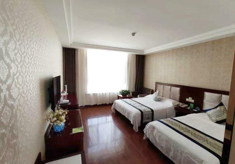 호텔 Greentree Inn Gansu Jiuquan Guazhou Zhangzhi Park Express
