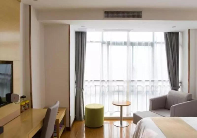 Hotelli Greentree Inn Bozhou Lixin District Huishang Market Business