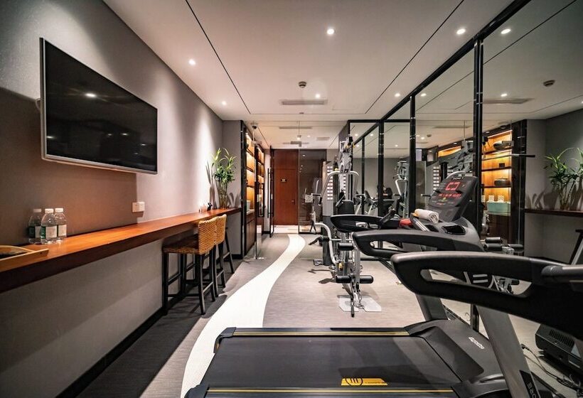 호텔 Ssaw Boutique Shanghai South Xuhui Riyueguang