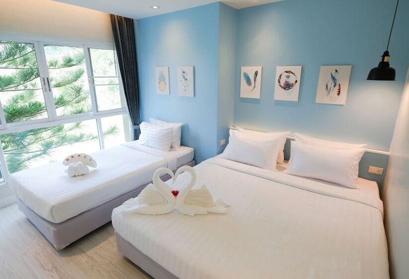 בית מלון כפרי Phukaew Resort & Adventure Park