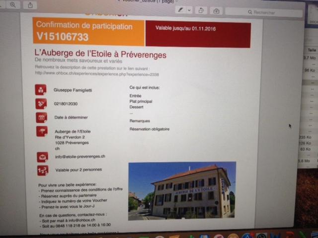 ホテル Auberge De Ballens