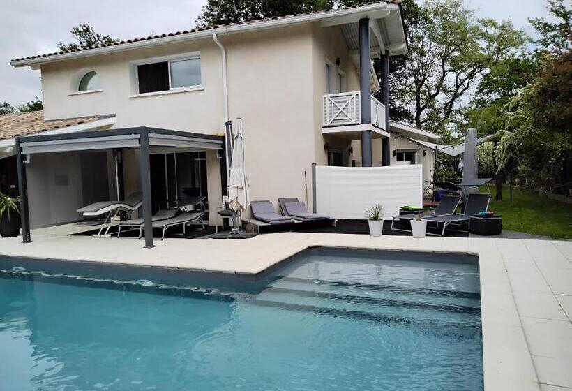 膳宿费 Chambres D Hôtes Villa Aquitaine